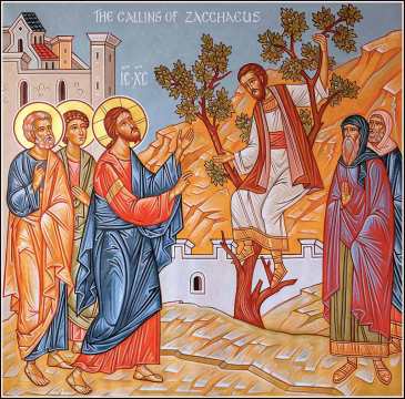 Zaachaeus meets Jesus